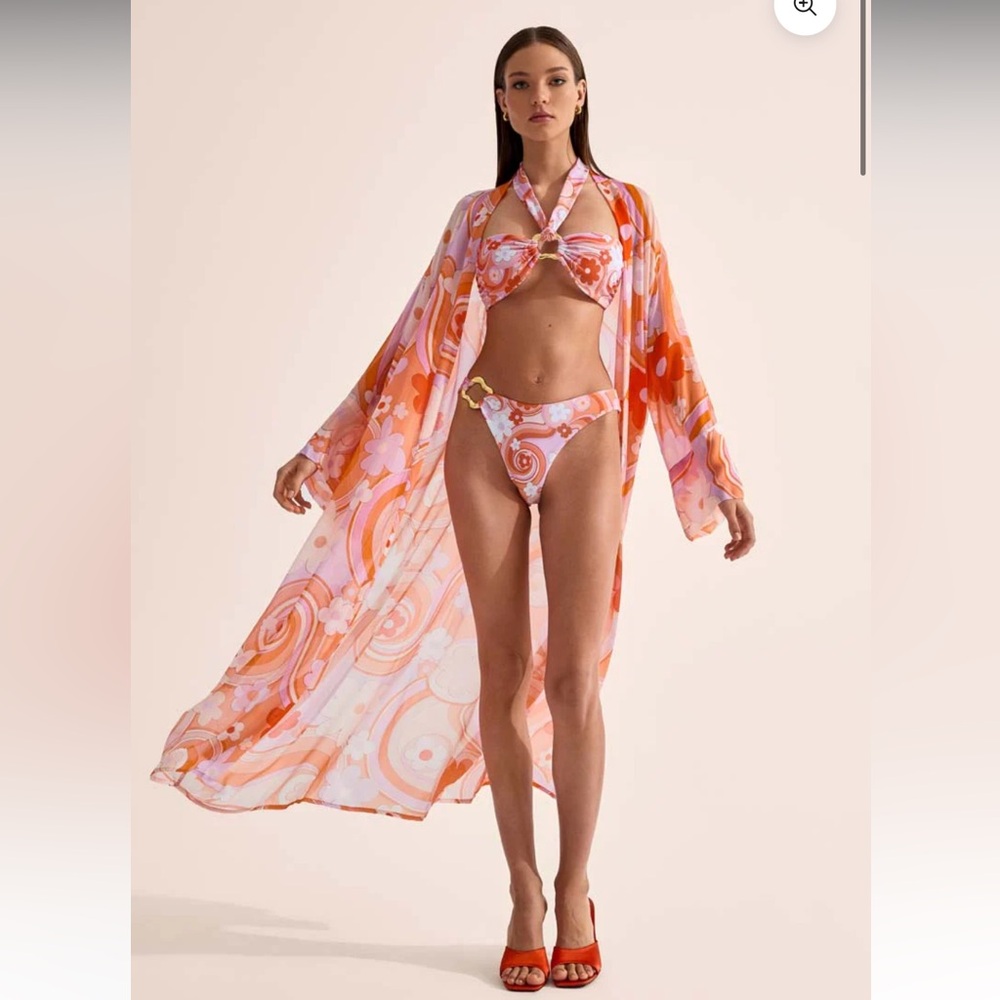 Cin Cin ORACLE' ROBE DRESS - BLOOM